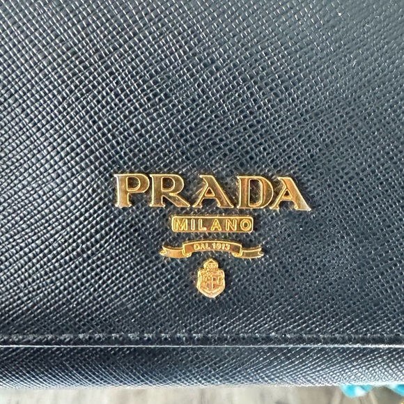 Prada Black Crossbody Bag with Gold Chain - Picture 7 of 12